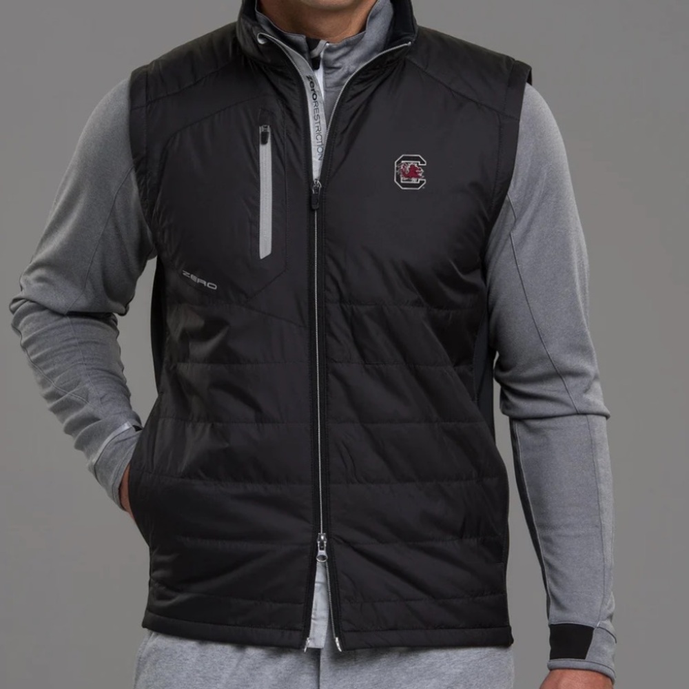 Zero Restriction Z625 Primaloft Black Vest wEmbroidered Logo